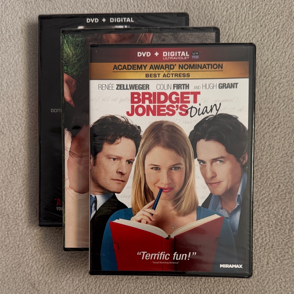 Bridget Jones's Diary, The Fault In Our Stars and Ex Machina DVD Set